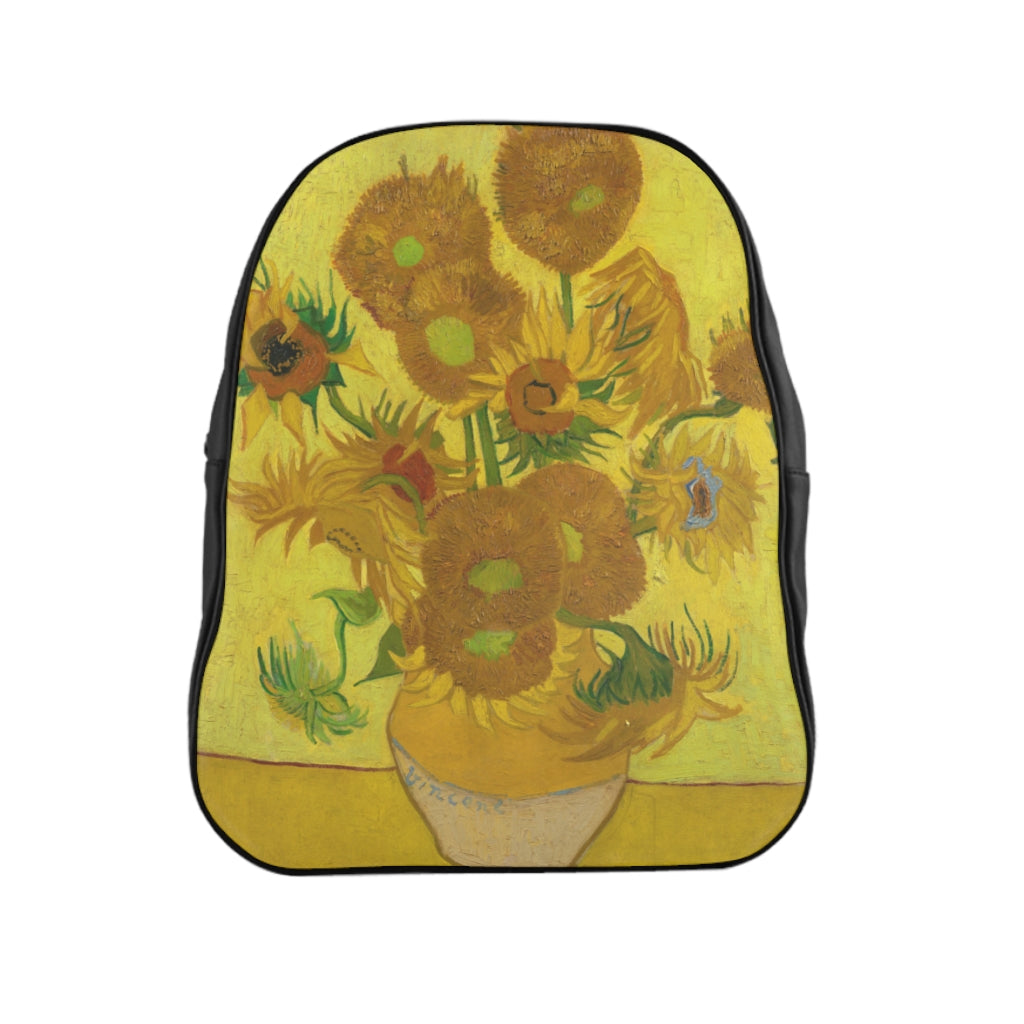 Sunflowers van gogh backpack