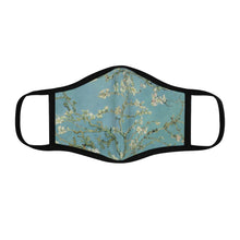 Load image into Gallery viewer, Fitted Polyester Face Mask - Van Gogh - Almond Blossom
