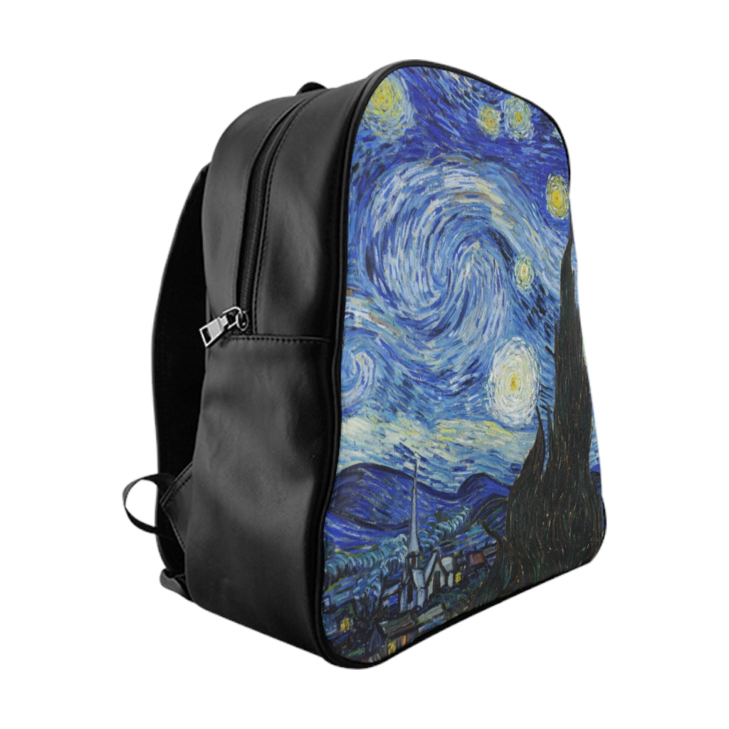 School Backpack - Van Gogh - Starry Night – The Van Gogh Store