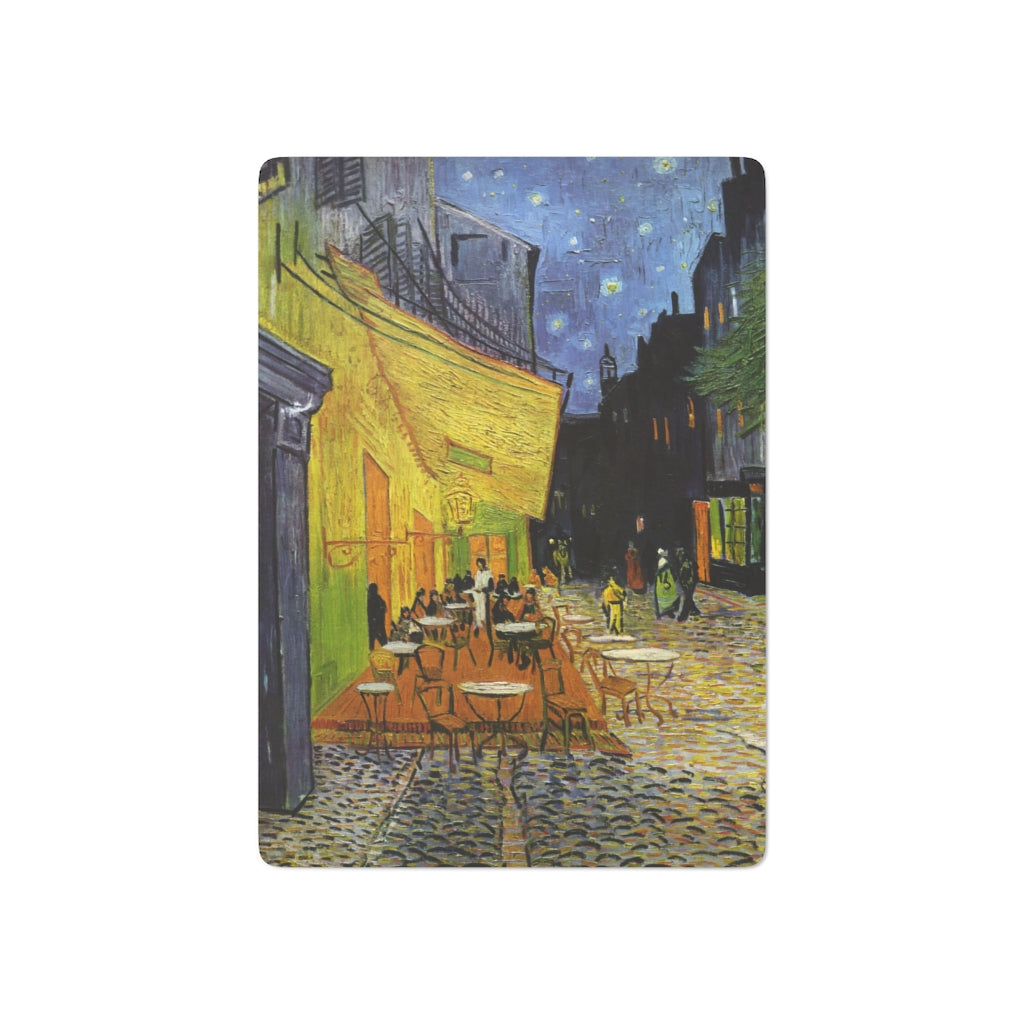 Custom Poker Cards - Van Gogh - Cafe Terrace at Night