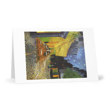 Load image into Gallery viewer, Greeting Cards (7 pcs) - Van Gogh - Cafe Terrace at Night
